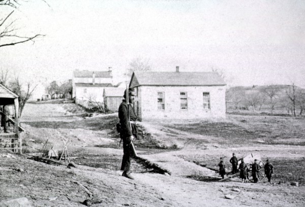 Soldiers near Stone Church