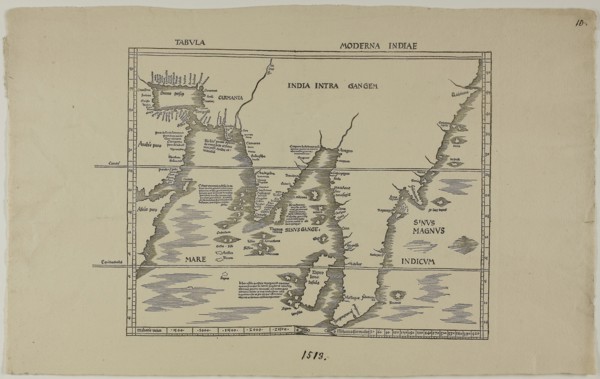 Tabula Moderna Indiae 1513