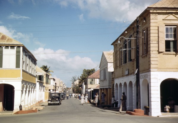 The main shopping street