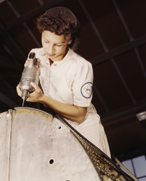 This female worker