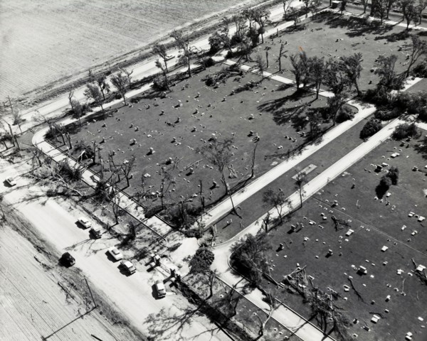 Tornado Damage to Cemetery June 27