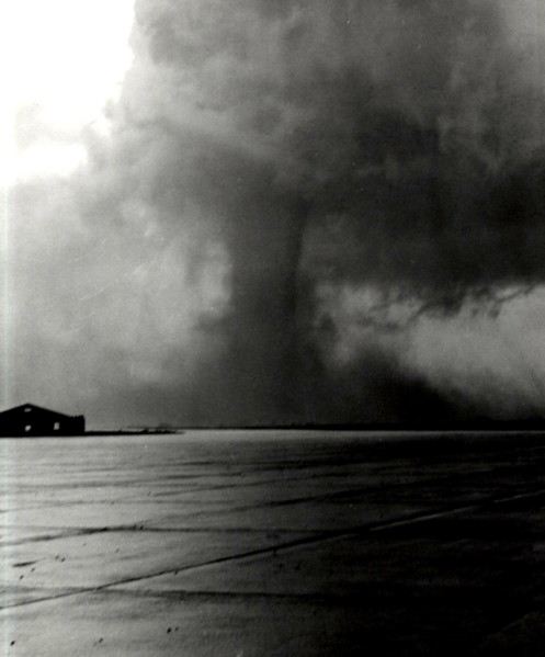 Tornado Viewed from Airport