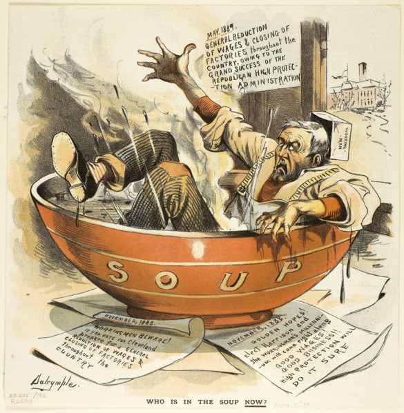 Who Is in the Soup Now; from Puck published May;