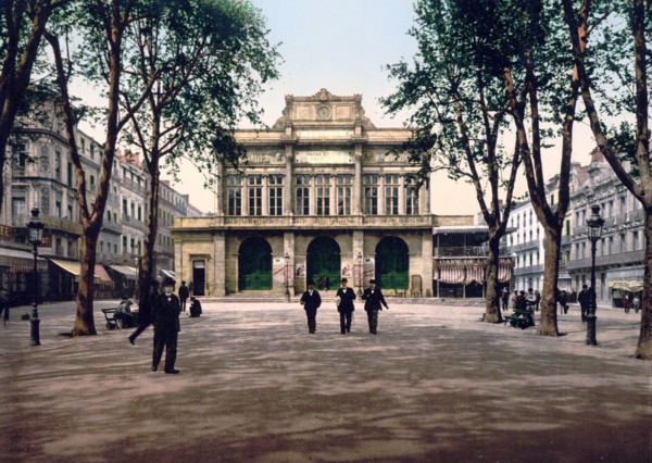 Theatre and promenade, Béziers, France ca. 1890-1900