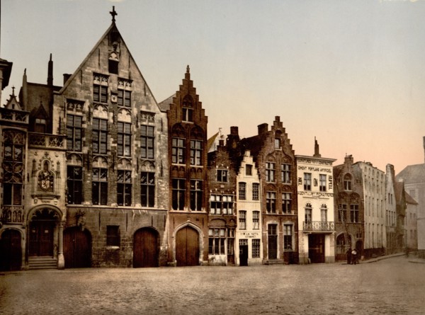 The library, Bruges, Belgium ca. 1890-1900