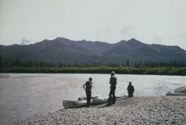 Canoe party on John river 7/13/1974 Alaska