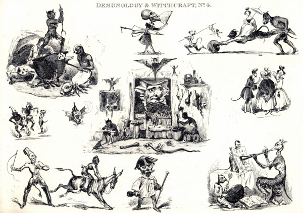 Demonology & witchcraft, no. 4 ca. 1840