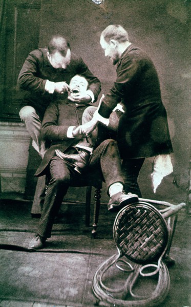 Tooth extraction ca. 1892?