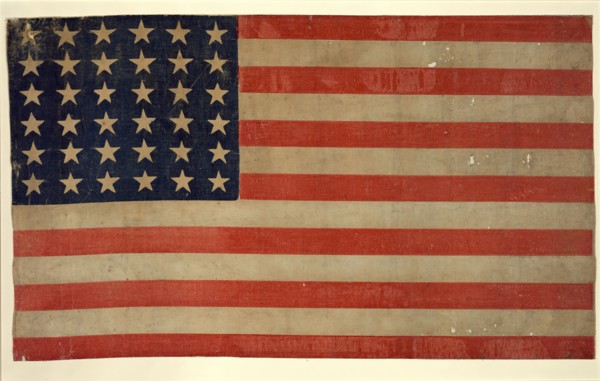 Thirty-six star flag ca. 1864-1867