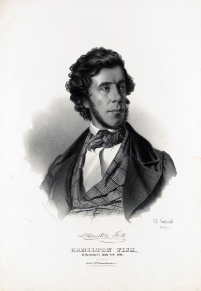 Hamilton Fish, representative from New York ca. 1844
