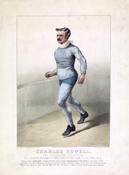 Charles Rowell: The celebrated pedestrian ca. 1879
