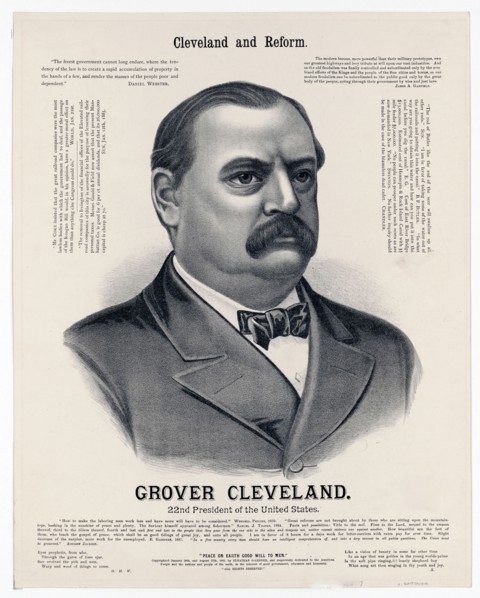 Grover Cleveland, 22nd president of the United States (created/published Feb 1887)