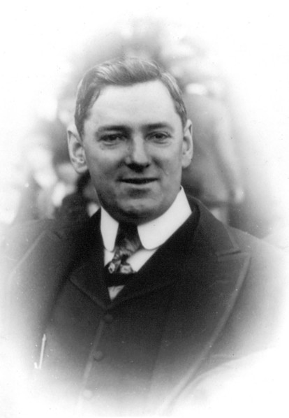 James Michael Curley, 1874-1958, head and shoulders portrait, facing slightly right 1917.
