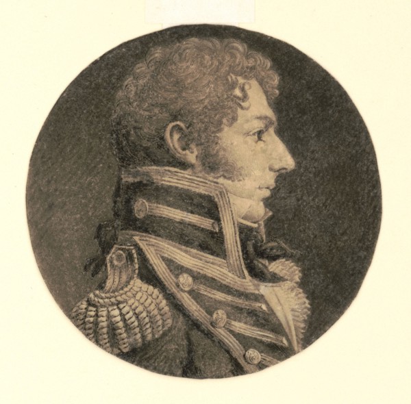 John H. Dent, head-and-shoulders portrait, facing right ca. 1809