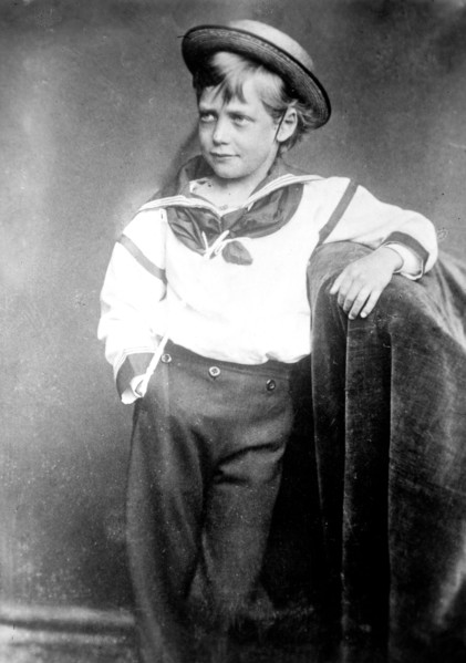 King George as young boy, 1870