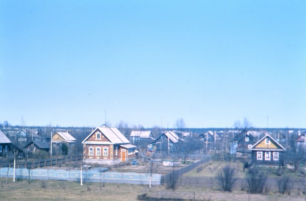Homes in the Russia countryside in the late 1970s USSR (1978)