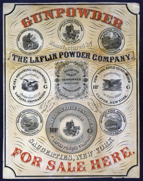The Laflin Powder Company - Gunpowder advertisement ca. 1800s