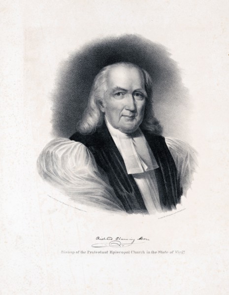 Richard Channing Moore. Bishop of the Protestant Episcopal Church in the state of Virginia ca. 1841