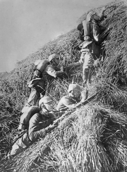 German soldiers in France during World War I ca. 1914-1915