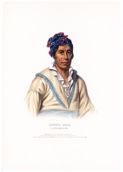 Spring Frog, a Cherokee chief ca. 1838