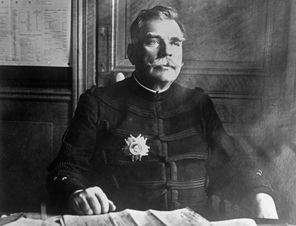 French general Joseph Jacques Césaire Joffre (1852-1931) who served during World War I ca. 1910-1915
