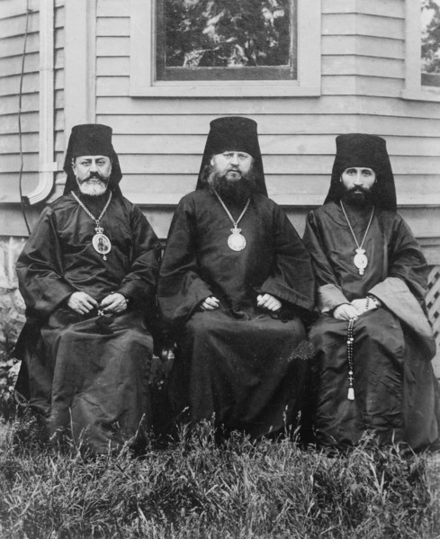 Bishop Raphael of Syrian Orthodox Church, Most Rev. ArchbÆp Platon Head of Russian Church in N. Am., Bishop Alexander of Alaska ca. 1910-1929