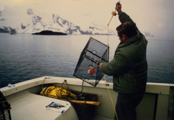 5/15/1973 - setting shrimp pots in Aialik Bay, Kenai Fjords Alaska