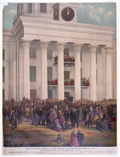 The starting point of the great war between the states (printed ca. 1878)
