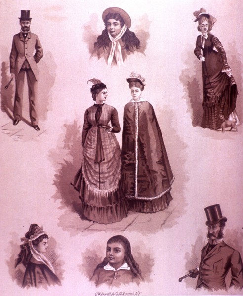 Fashions of the Day ca. 1870s?
