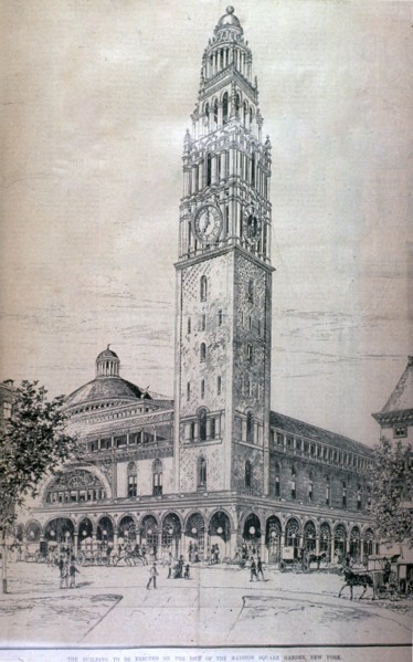 The second Madison Square Garden ca. 1890s?