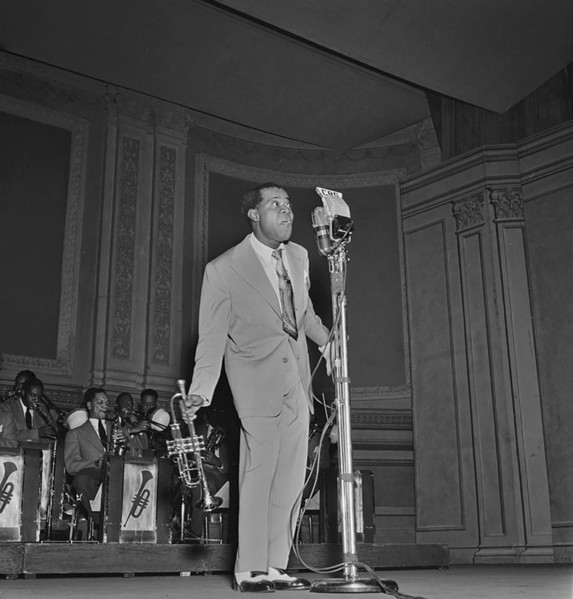 Portrait of Louis Armstrong, Carnegie Hall, New York, N.Y., ca. Feb. 1947