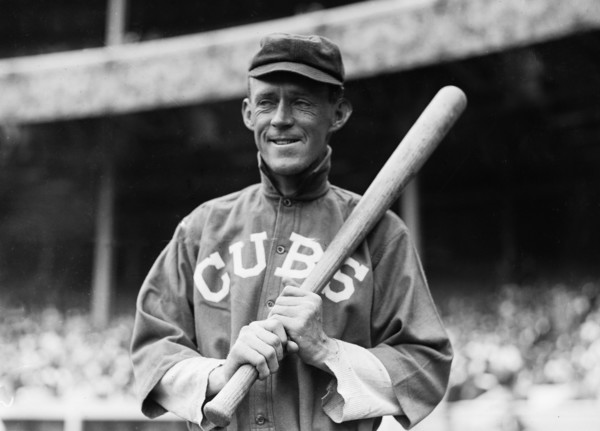 Johnny Evers, Chicago NL, at Polo Grounds, NY ca. July 1913