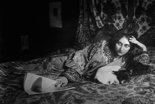 French actress, dancer, and silent film star Stacia Napierkowska ca. 1910-1915
