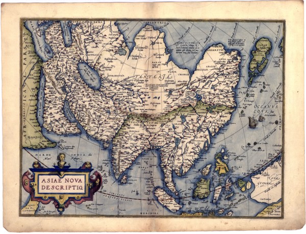 Abraham Ortelius - First World Atlas ca. 1570 - Asia