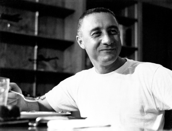 (21 July 1961) Virgil I. (Gus) Grissom, pilot of the Mercury-Redstone 4 (MR-4) Liberty Bell 7 spaceflight, enjoys a meal aboard the recovery ship, USS Randolph, following his 15-minute, 37-second subo...