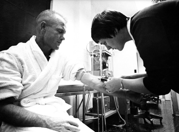 Astronaut John Glenn - Blood Draw - Training - Cape