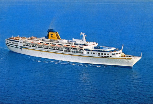 The MN Costa Riviera passenger ship ca. 1980