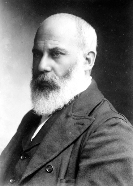 Socialist Daniel DeLeon, portrait bust.