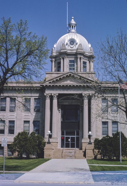 1990s United States -  Richland County Courthouse, 2nd Avenue, Wahpeton, North Dakota 1992
