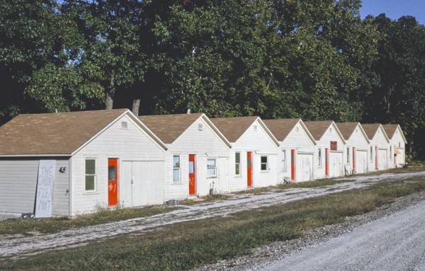 1980s United States -  Dyer Cabins, Baldwin City, Kansas 1980