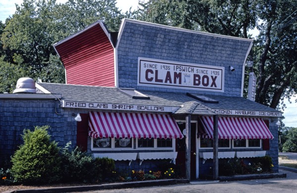 1980s America -   Clam Box, Ipswich, Massachusetts 1984