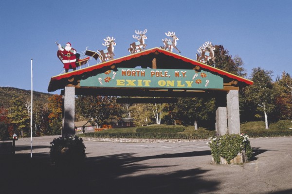 1990s America -   Santa's Workshop, North Pole, New York 1995