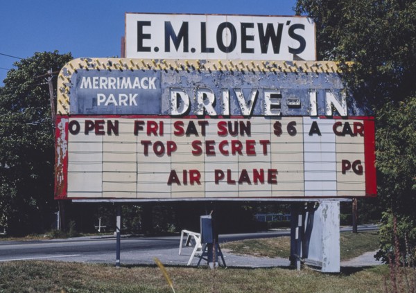 1980s America -  Merrimack Park Drive-In, Methuen, Massachusetts 1984