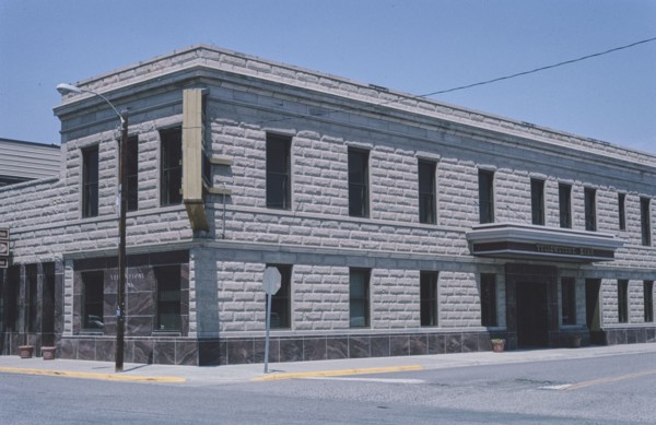 2000s United States -  Yellowstone Bank, Pike Avenue and Pratten Street, Columbus, Montana 2004