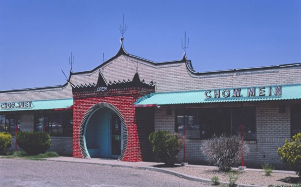 1980s America -   Ding How Restaurant, Amarillo, Texas 1982