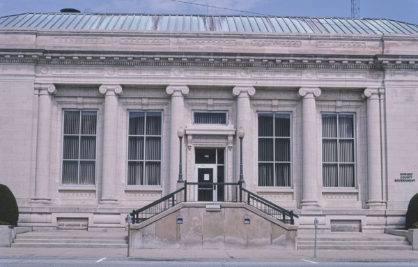 2000s United States -  Post Office, central detail, Kokomo, Indiana 2004