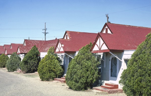 1970s United States -  English Motel, Amarillo, Texas 1977