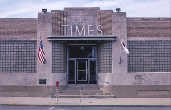 2000s America -  The Daily Times, Jefferson Street, Ottawa, Illinois 2003