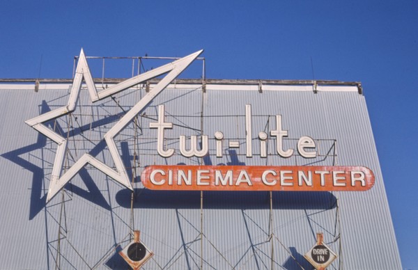 1980s America -  Twin-Lite Cinema Center, Great Falls, Montana 1987