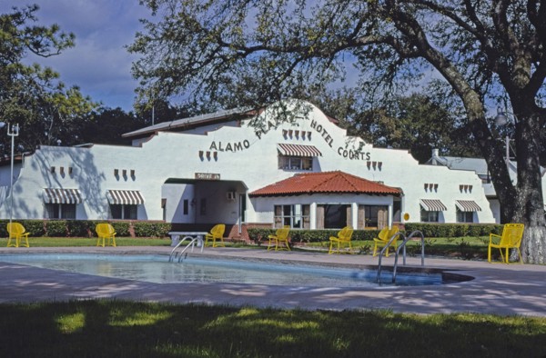 1970s United States -  Alamo Plaza Hotel Courts, Gulfport, Mississippi 1979